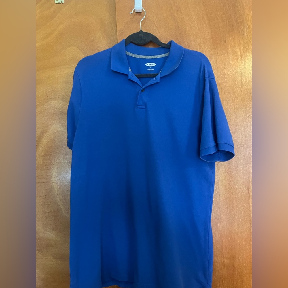 Men's Classic Blue Polo Shirt 🌸